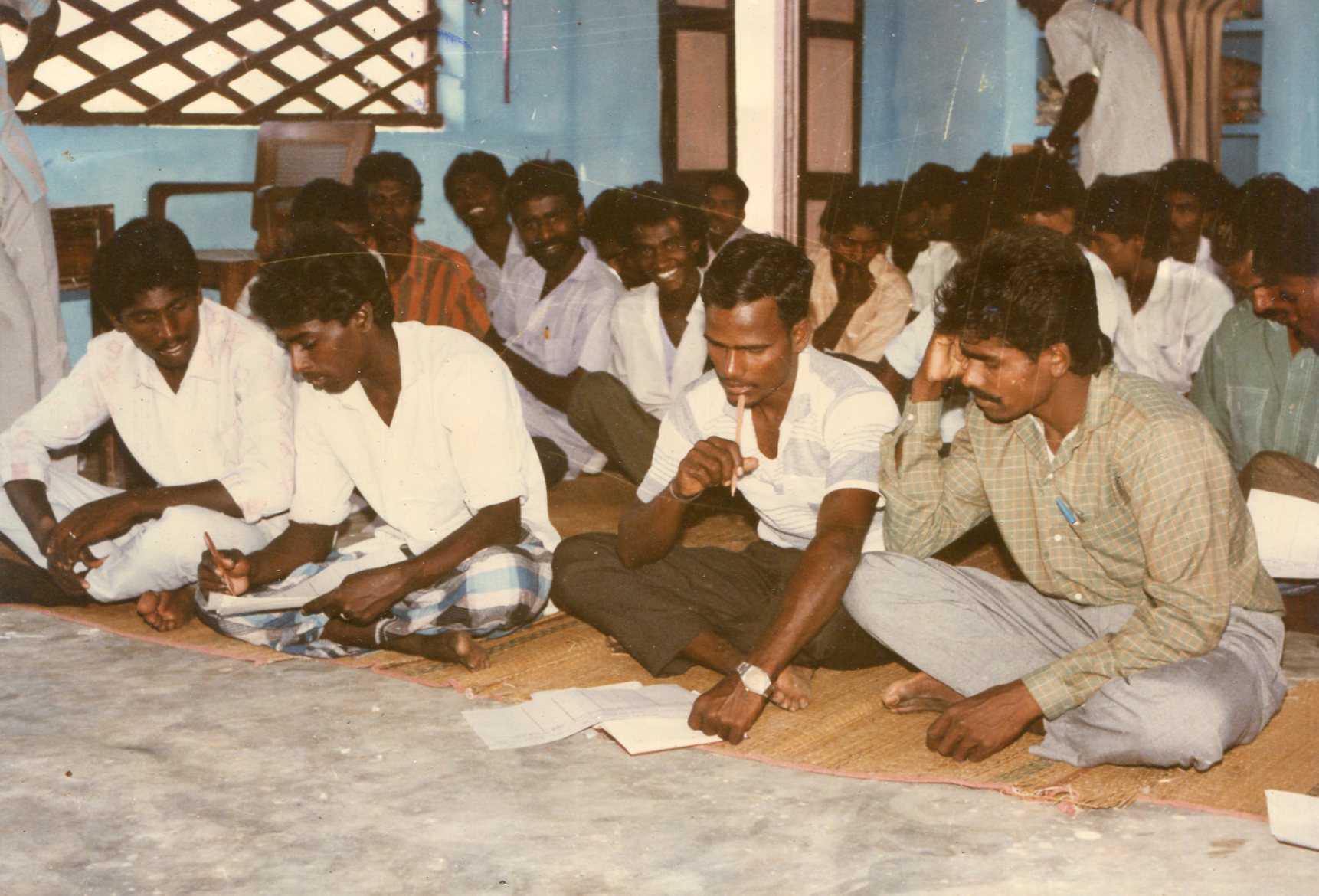 Riyadh and Larry Rococ (on his left) in Oman